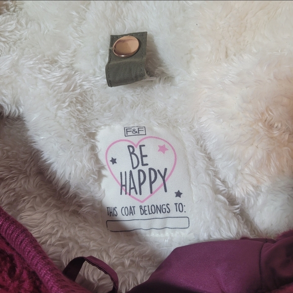 FNF girls winter coat with detached pink vest size 2 yrs - Picture 7 of 13